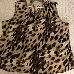 Cheetah print tank top 22/24 made by Giorgio Fiorlini